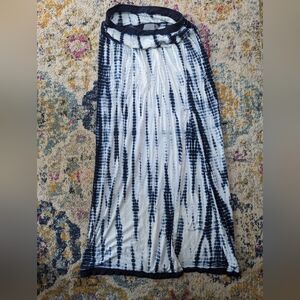 Women's Athleta Long Skirt Size Small - Blue Tie Dye